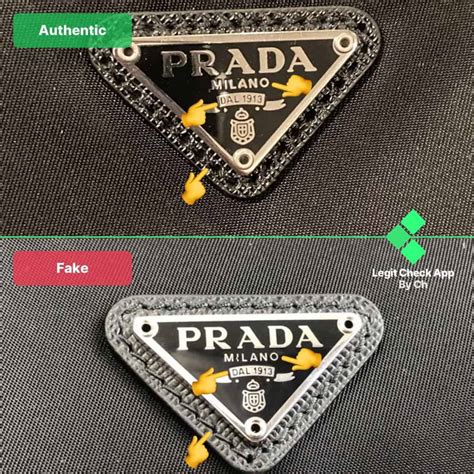 prada clothing tag real vs fake|authentic prada logo.